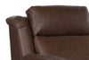 Image of Dale Leather Power "WALL HUGGER" Pillow Back Living Room Reclining Chair