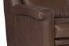 Image of Dale Leather Power "WALL HUGGER" Pillow Back Living Room Reclining Chair