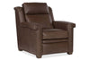 Image of Dale Leather Power "WALL HUGGER" Pillow Back Living Room Reclining Chair