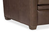 Image of Dale Leather Power "WALL HUGGER" Pillow Back Living Room Reclining Chair