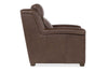 Image of Dale Leather Power "WALL HUGGER" Pillow Back Living Room Reclining Chair