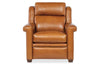 Image of Dale Leather Power "WALL HUGGER" Pillow Back Living Room Reclining Chair