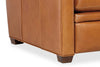 Image of Dale Leather Power "WALL HUGGER" Pillow Back Living Room Reclining Chair