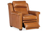 Image of Dale Leather Power "WALL HUGGER" Pillow Back Living Room Reclining Chair