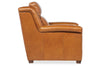 Image of Dale Leather Power "WALL HUGGER" Pillow Back Living Room Reclining Chair