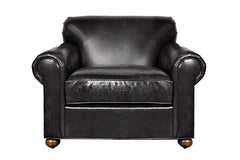 Desmond Tight Back Leather Club Chair