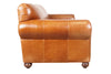 Image of Desmond 88 Inch Leather Queen Sleeper Sofa