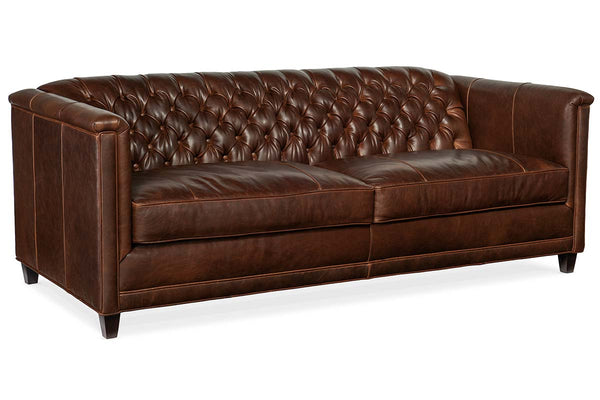 Devonshire Tufted Leather 8-Way Hand Tied Furniture Collection