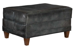 Devonshire Traditional Leather Ottoman
