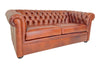 Image of Empire Chesterfield Tufted Leather Living Room Seating Collection