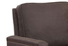 Image of Fitzgerald Cocoa "Quick Ship" Leather Living Room Furniture Collection