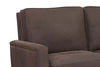 Image of Fitzgerald Cocoa "Quick Ship" Leather Living Room Furniture Collection