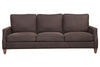 Image of Fitzgerald Cocoa "Quick Ship" Leather Living Room Furniture Collection