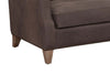 Image of Fitzgerald Cocoa "Quick Ship" Leather Living Room Furniture Collection