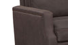 Image of Fitzgerald Cocoa "Quick Ship" Leather Living Room Furniture Collection