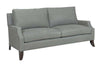 Image of Freeman 75 Inch Small Leather Contemporary Sofa