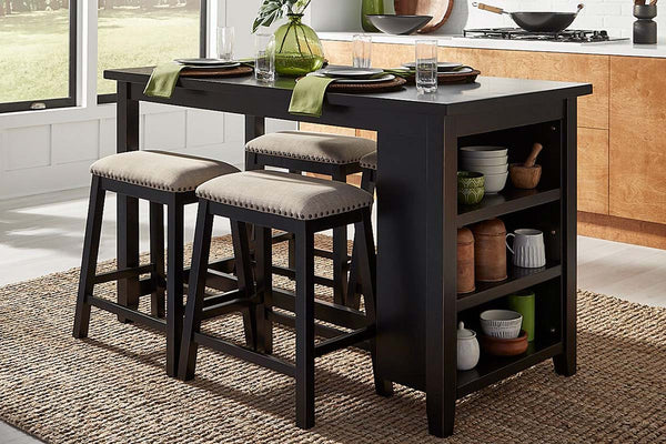 Glenwood Small Spaces Black, White & Gray Counter Height Dining Collections