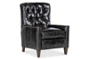 Image of Greenwich Leather Tufted Back Recliner Chair