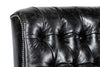 Image of Greenwich Leather Tufted Back Recliner Chair