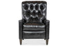 Image of Greenwich Leather Tufted Back Recliner Chair