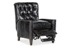 Image of Greenwich Leather Tufted Back Recliner Chair