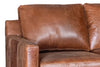 Image of Hadley Contemporary Track Arm Leather Sofa Collection