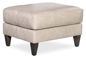 Halifax Leather Ottoman