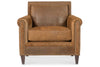 Image of Hollis Leather Accent Club Chair