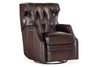 Image of Karl Vortex Leather "Quick Ship" POWER Swivel/Glider Recliner