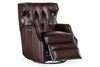 Image of Karl Vortex Leather "Quick Ship" POWER Swivel/Glider Recliner