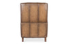 Image of Karl Nature Leather "Quick Ship" Tufted Push Back Recliner