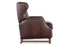 Image of Karl Vortex Leather "Quick Ship" Tufted Push Back Recliner