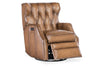 Image of Karl Nature Leather "Quick Ship" POWER Swivel/Glider Recliner