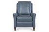 Image of Kendrick Leather Pillow Back Recliner Chair - Experience Luxurious Comfort