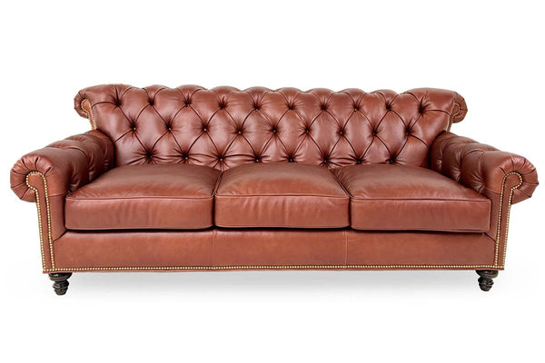 Lancaster Grand Scale 90 Inch Chesterfield Style Tufted Sofa