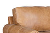 Image of Lloyd 111 Inch Transitional Leather Pillowback Sofa