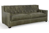 Image of London 91 Inch Traditional Tufted Two Cushion Leather Sofa