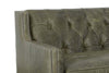 Image of London 91 Inch Traditional Tufted Two Cushion Leather Sofa