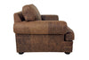 Image of Maverick Leather Pillow Back Club Chair w/ Nailhead Trim