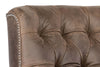 Image of Monty Tufted Leather Accent Club Chair