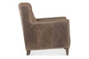 Image of Monty Tufted Leather Accent Club Chair