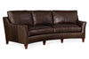 Image of Murray 102 Inch Contemporary Curved Conversation Leather Sofa