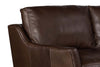 Image of Murray 102 Inch Contemporary Curved Conversation Leather Sofa