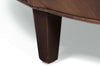 Image of Andover "Ready To Ship" 40 Inch Round Leather Bench Ottoman (Photo For Style Only)