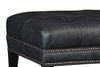 Image of Owen Tufted 36", 42" Or 46" Inch Rectangular Leather Ottoman (3 Sizes Available)