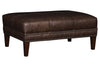 Image of Stefan 36", 42" Or 46" Inch Rectangular Leather Ottoman (3 Sizes Available)