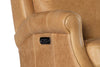 Image of Renny Coin Dual Power "Quick Ship" Leather Transitional Recliner