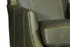 Image of Ryan Leather Tight Back SWIVEL Accent Chair