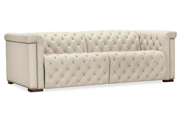 Savion Beach 89 Inch "Quick Ship" Reclining Chesterfield Sofa