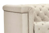 Image of Savion Beach 89 Inch "Quick Ship" Reclining Chesterfield Sofa